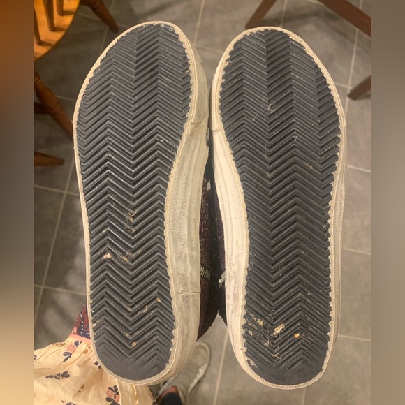 Golden Goose Slides Burgundy Leather Glitter Sneakers EUR 38 - Picture 12 of 12